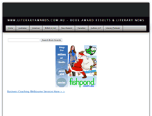 Tablet Screenshot of literaryawards.com.au